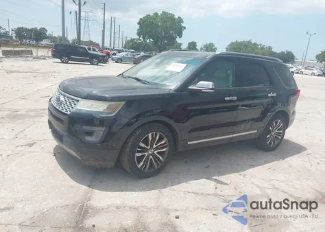 2016 Ford Explorer Platinum z USA, uszkodzony, nr VIN 1FM5K8HT5GGA69115